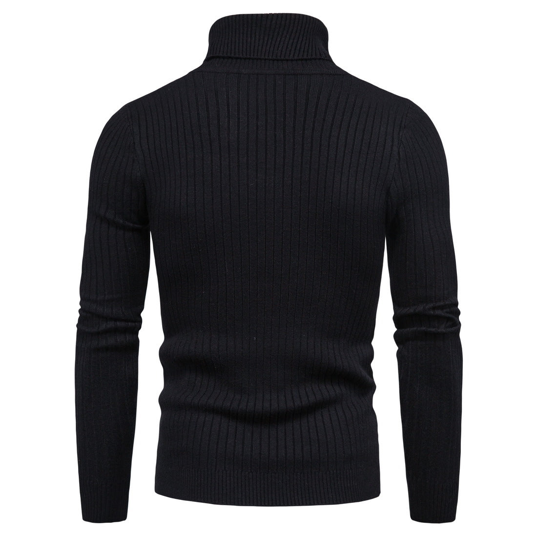 Men Turtleneck Sweater Warm Pullover Knitted