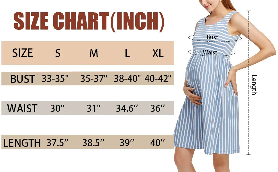 Floral Short Sleeve Loose Maternity Casual Soft Waist Print Knee