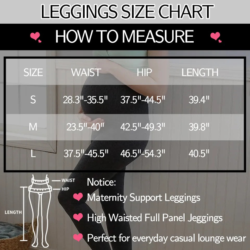 High Waist pregnancy Leggings Skinny Maternity pants Belly Support Knitted Leggins