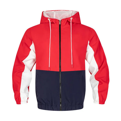 Spring Men's Sports & Leisure Jacket, Double-Hooded