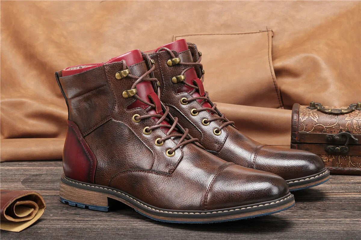 Men Narrow Front Winter Boots