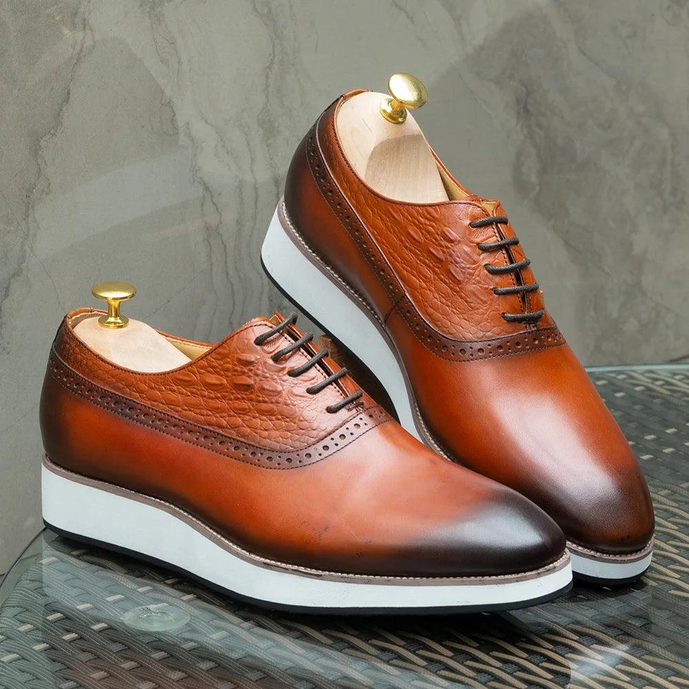 Italian Style Premium Leather Casual Sport Men's Shoes