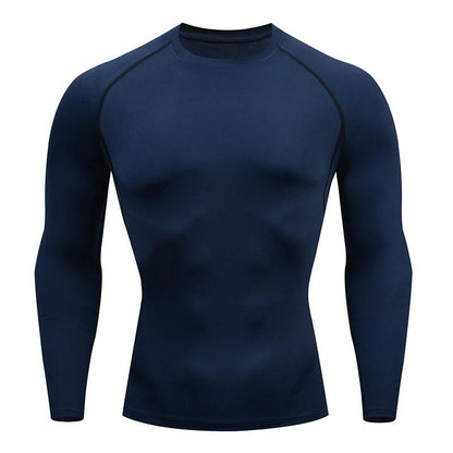 Performance Long Sleeve Men's Workout Compression Tops