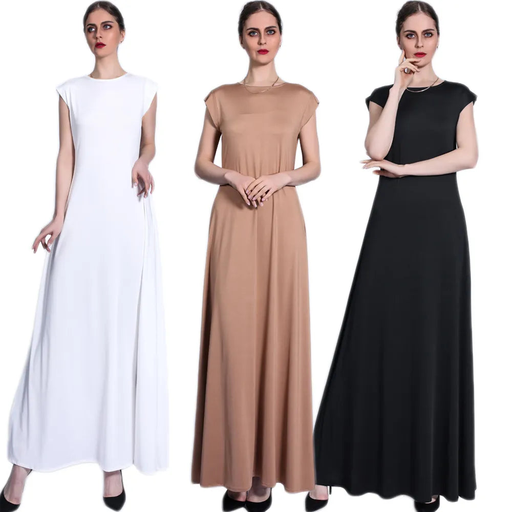 Basics Long Under Abaya Kaftan Dress