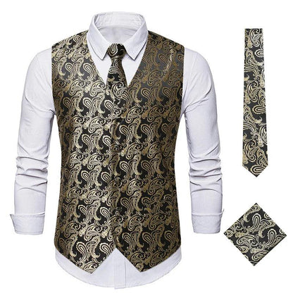 Sunflower Classic Embroidered Vests for Men