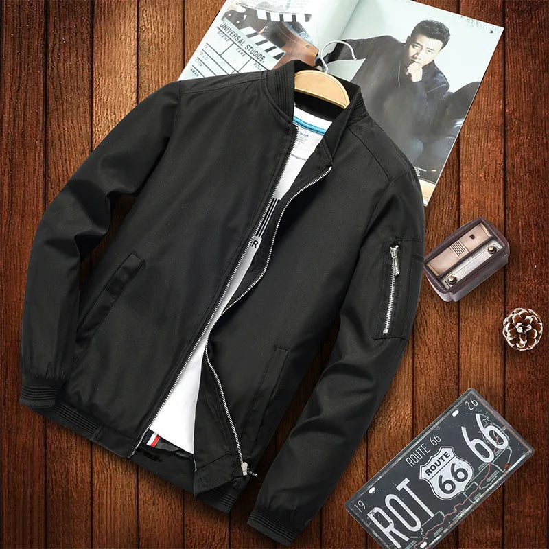 Men's Slim Baseball Jacket: New Spring/Autumn Style