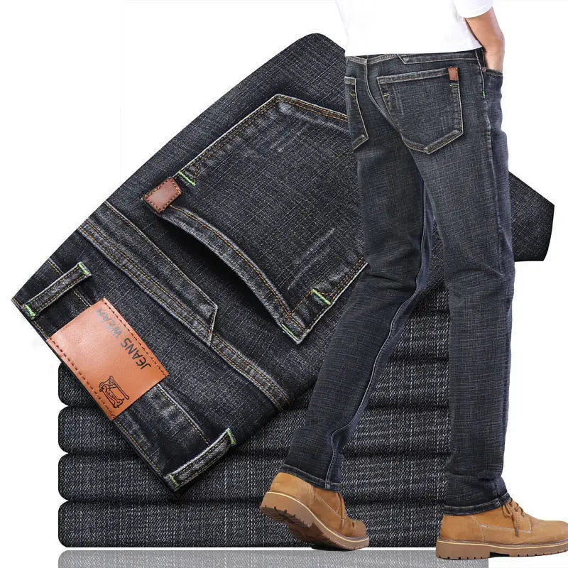 Top-Quality Designer Stretch Denim: Men's Slim Fit Jeans