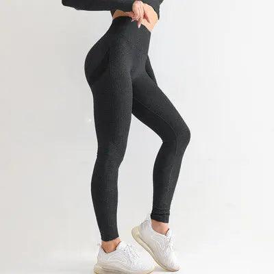 High-Waist Seamless Yoga Pants: Gym Workout Wear