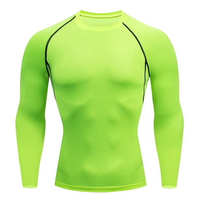 Performance Long Sleeve Men's Workout Compression Tops