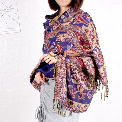 Shawl Cashew Scarf Long, Andalucía fashion style