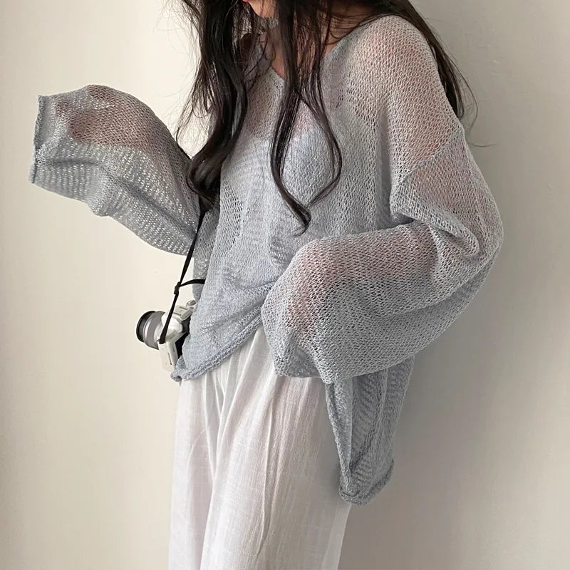 Long Sleeves Casual Sweaters Pullovers