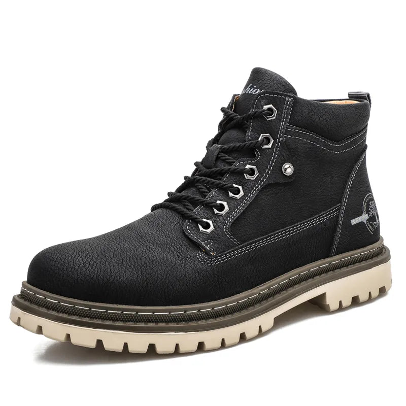 Warm Winter Waterproof Short Ankle Boots For Men