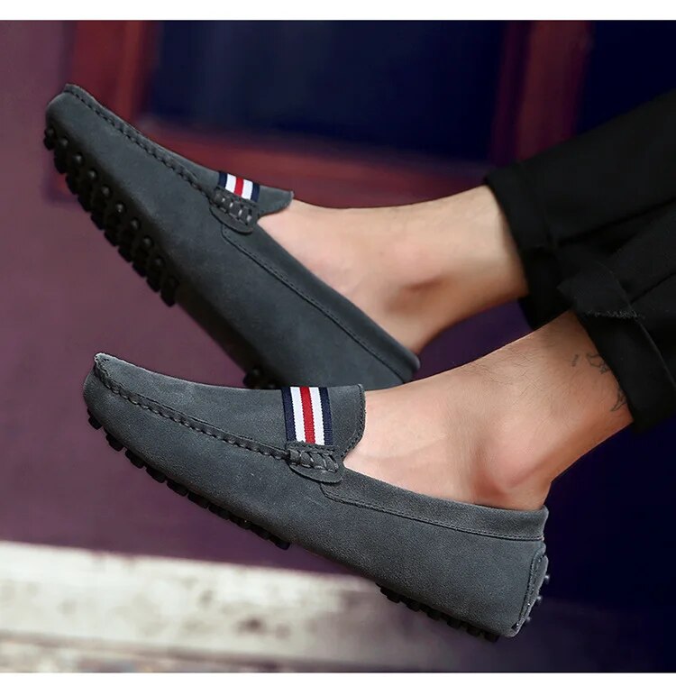 Suede Slip on Comfy Loafers for Men