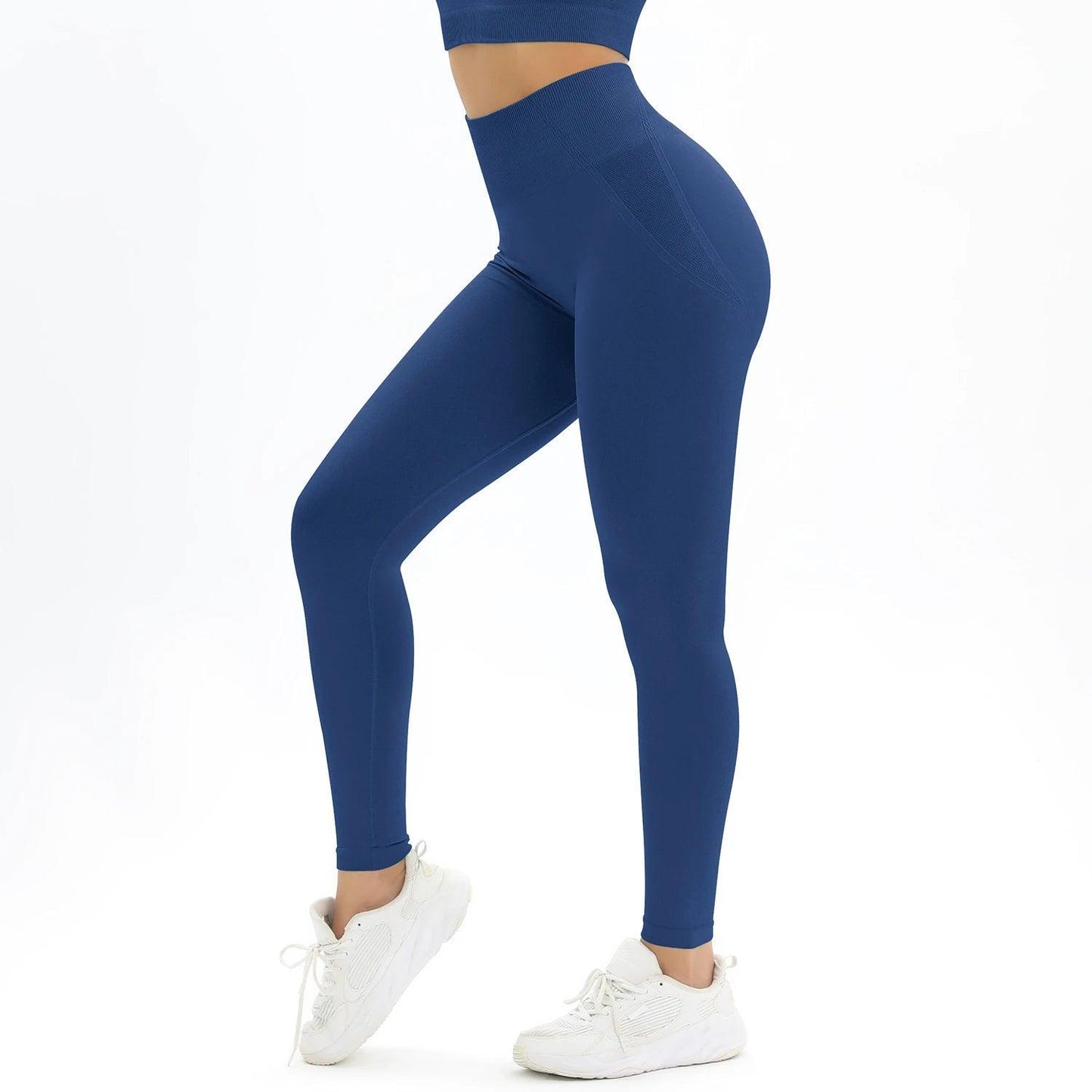 Seamless High-Waisted Leggings, Tummy Control