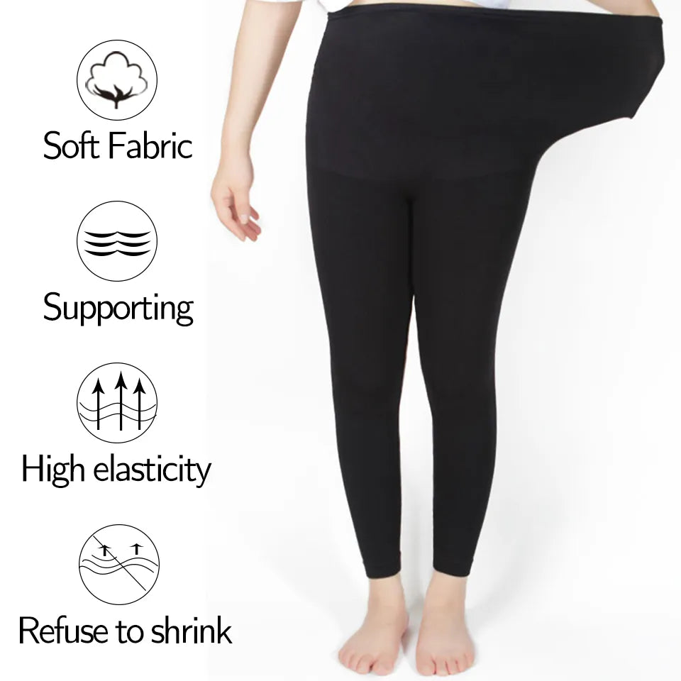 High Waist pregnancy Leggings Skinny Maternity pants Belly Support Knitted Leggins