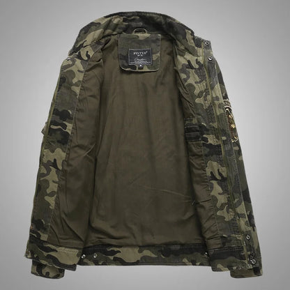 Men's Camo Outdoor Windproof Jacket