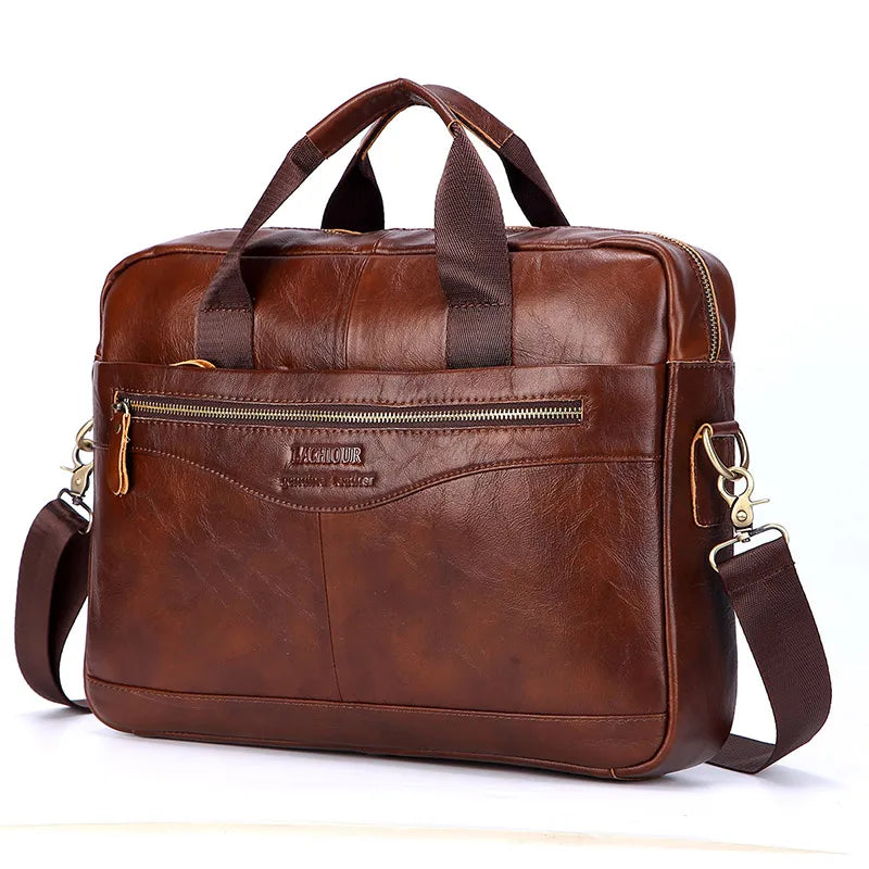 Business Genuine Leather Laptop Bag