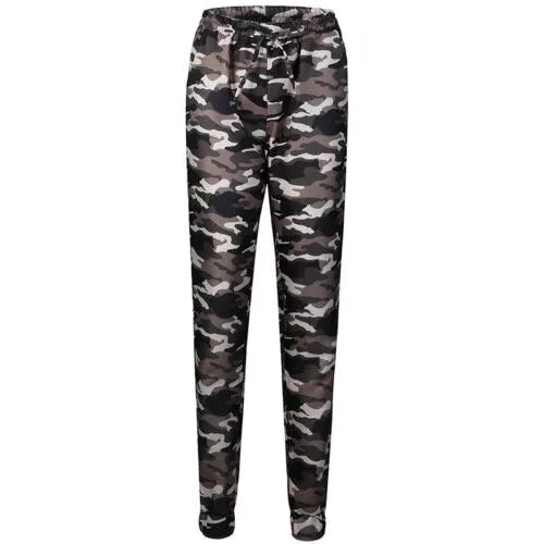 Stretchy Waistband Camouflage Stylish Skinny Army Green Jeans