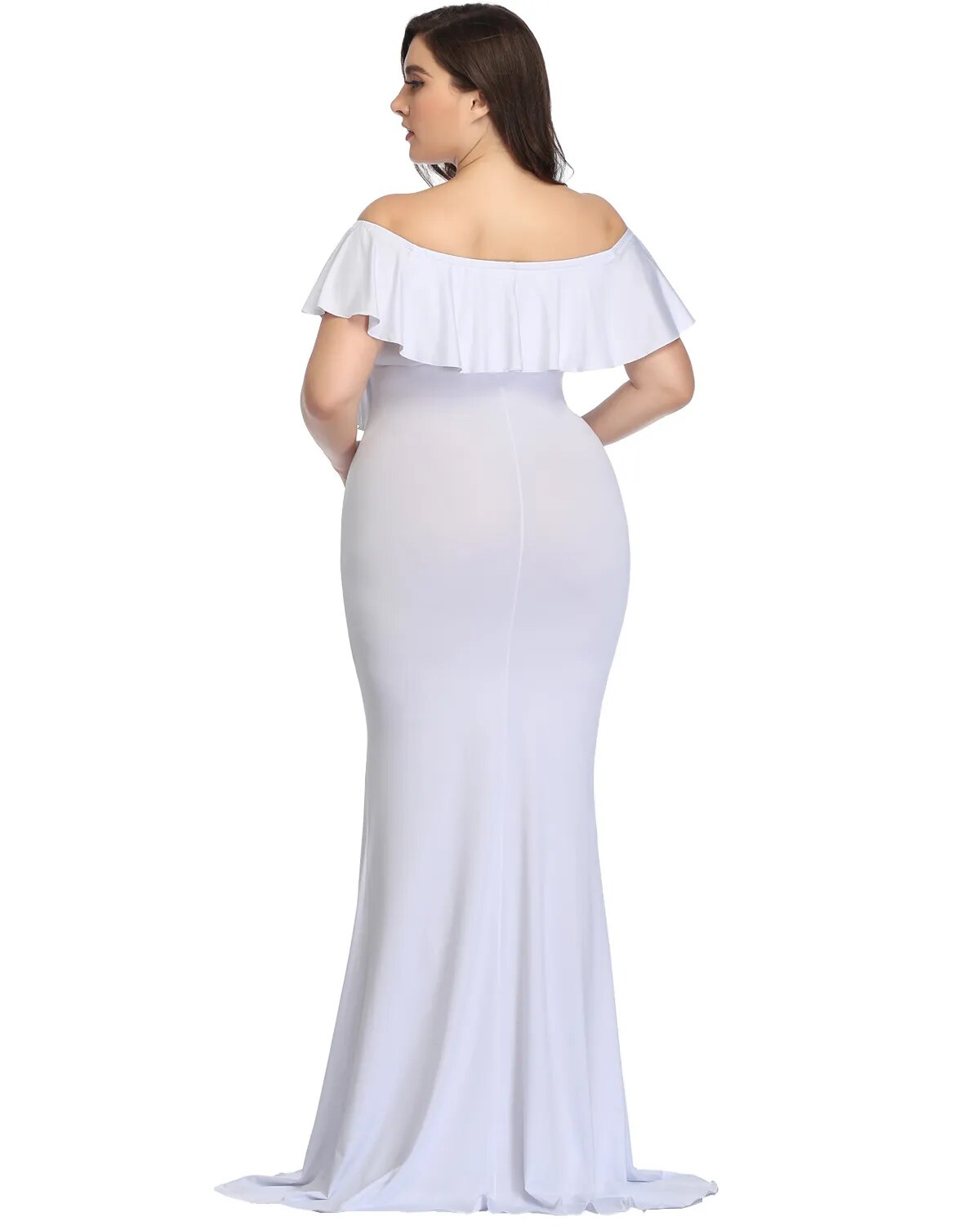 Maternity Dresses Plus Size Elegant Long Dress