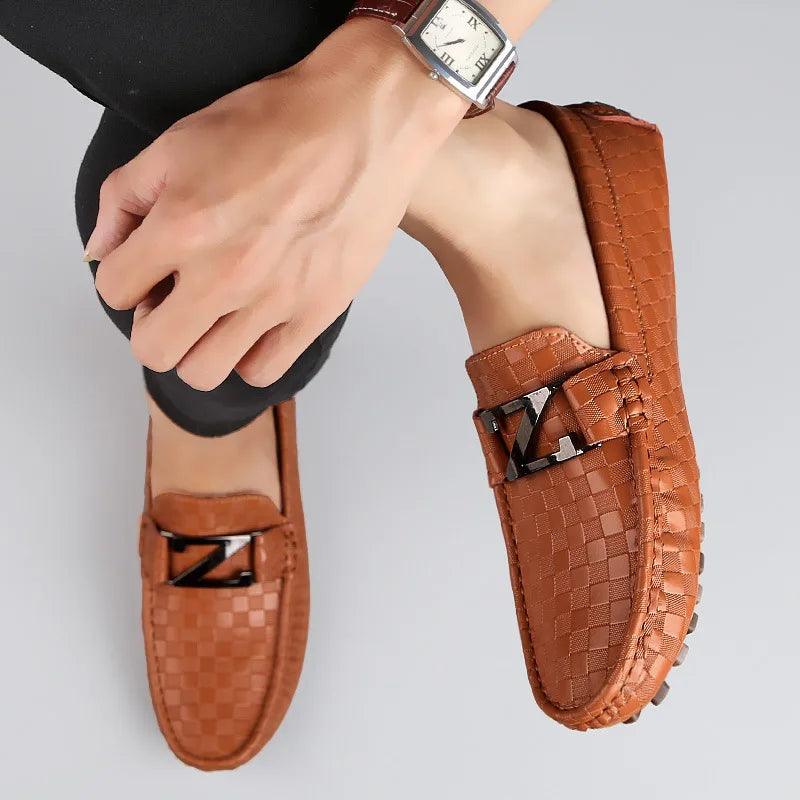 Leather Loafers: Stylish Sporty Moccasins for Men