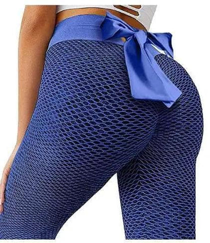 High Waist Honeycomb Yoga Shorts: Seamless, Scrunch Butt Lift