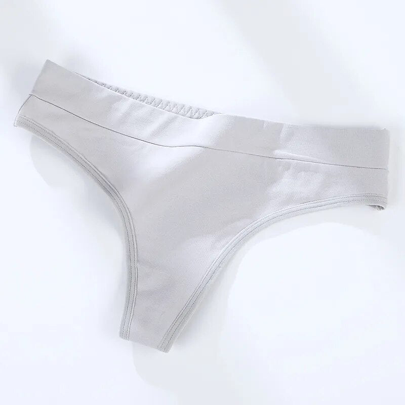 3 PACK Cotton Women G-String Underwear Thong Low Rise