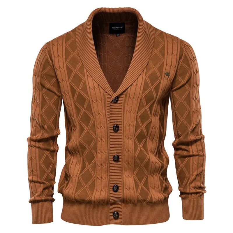 Men's Cardigan Casual High Quality Cotton