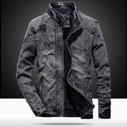 Denim Jackets for Men Classic Casual Style High-Quality