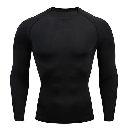 Performance Long Sleeve Men's Workout Compression Tops