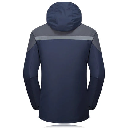 Reflective Outdoor Winter Jackets for Men, Plus Size