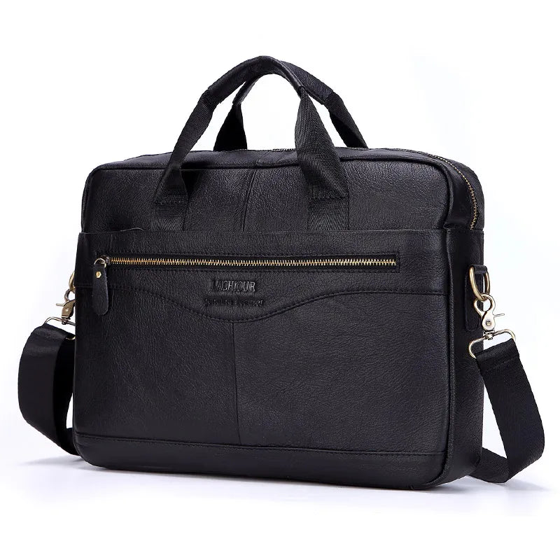 Business Genuine Leather Laptop Bag