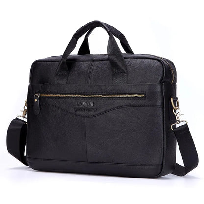 Business Genuine Leather Laptop Bag