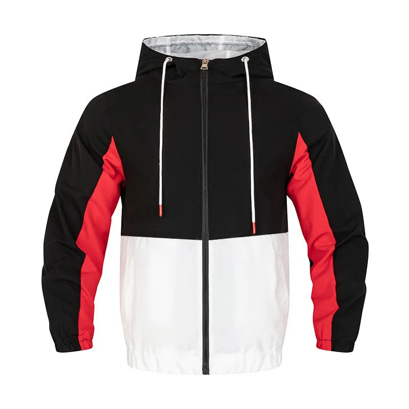 Spring Men's Sports & Leisure Jacket, Double-Hooded