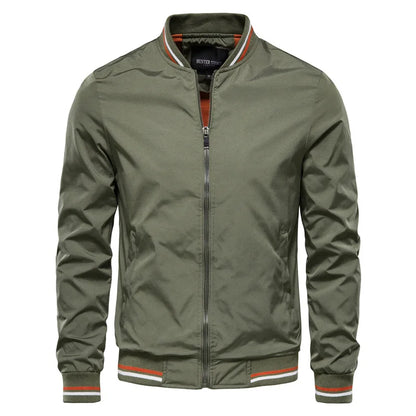 Fashionable Men's Winter Bomber Jacket: Casual Tailored Fit