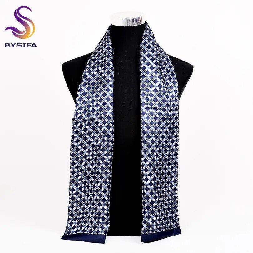 Men Silk Scarves Long 160*26cm