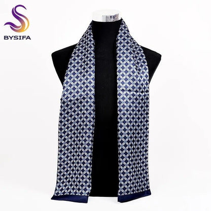 Men Silk Scarves Long 160*26cm