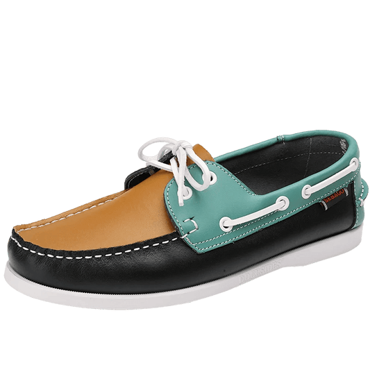 Top-Quality Leather Topsiders: Comfortable Men's Moccasins Casual Style