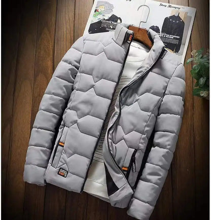 Men's Puffy Jacket Casual Style