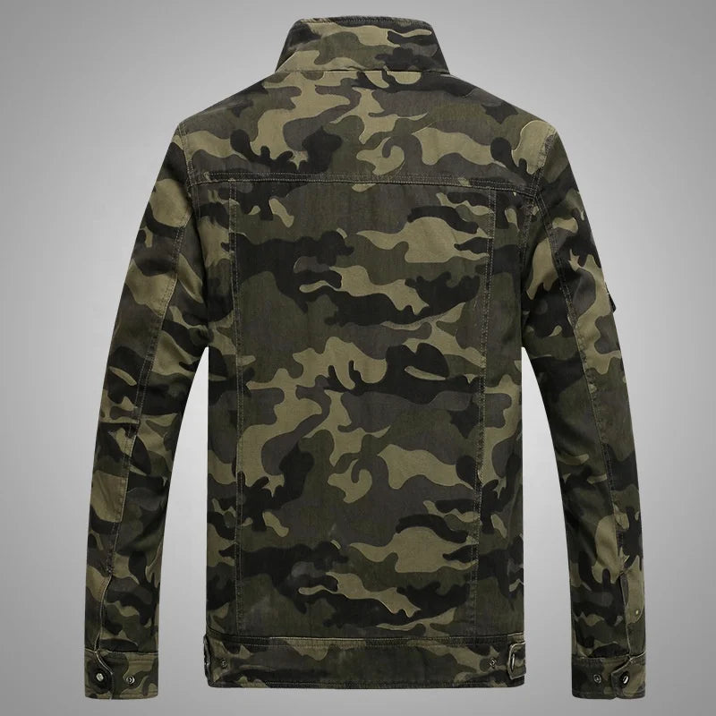 Men's Camo Outdoor Windproof Jacket