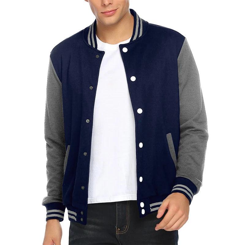 Men Baseball Streetwear Button down new style Jacket