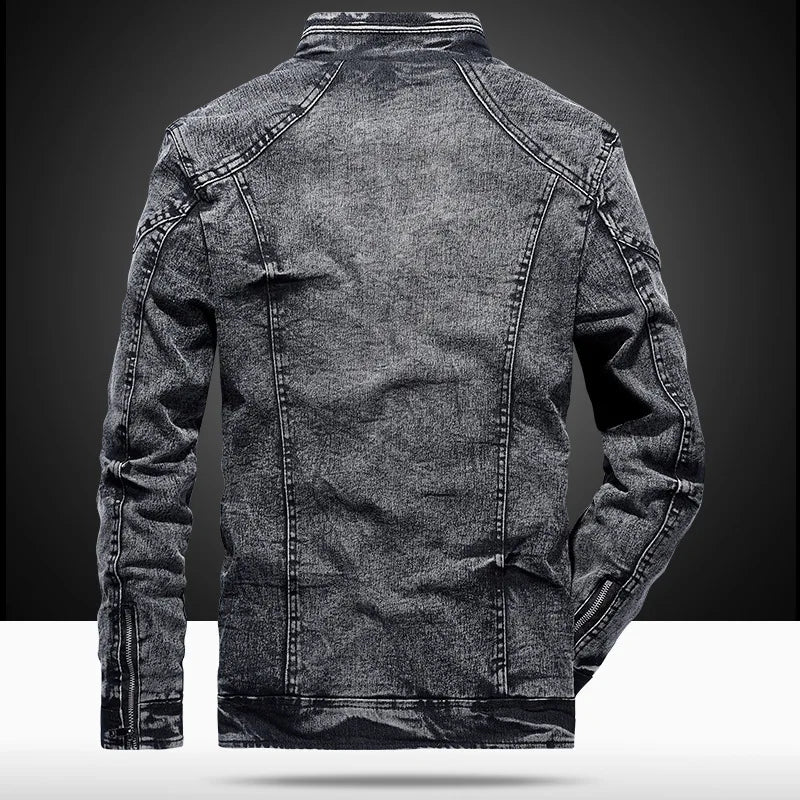 Denim Jackets for Men Classic Casual Style High-Quality