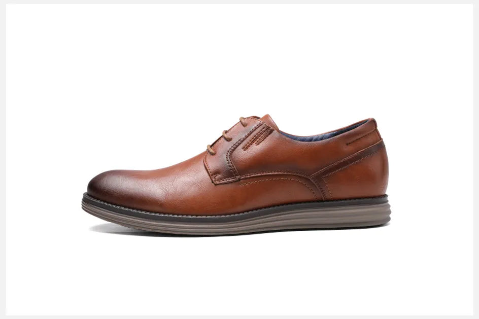 Leather Casual Lace-up Dressy shoes For Men