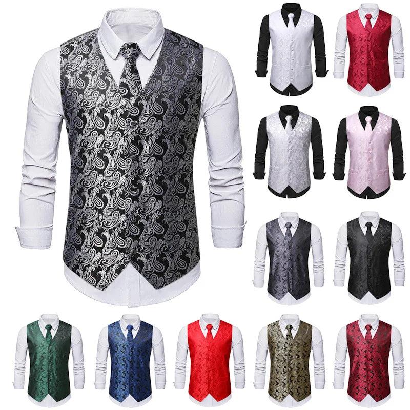 Sunflower Classic Embroidered Vests for Men