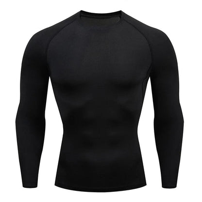 Performance Long Sleeve Men's Workout Compression Tops