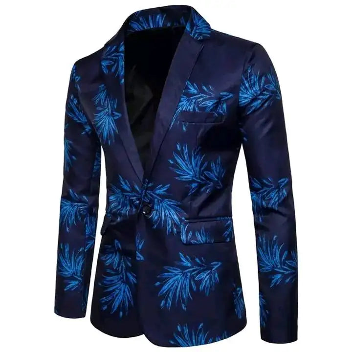 Stylish Men's Casual Blazer: Spring Fashion, Slim Fit, Plus Size