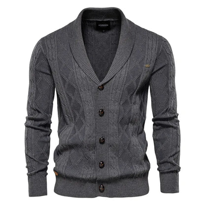 Men's Cardigan Casual High Quality Cotton