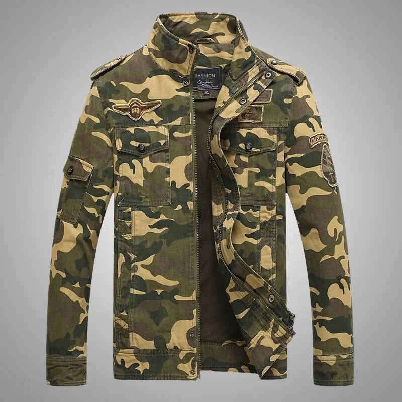 Men's Camo Outdoor Windproof Jacket