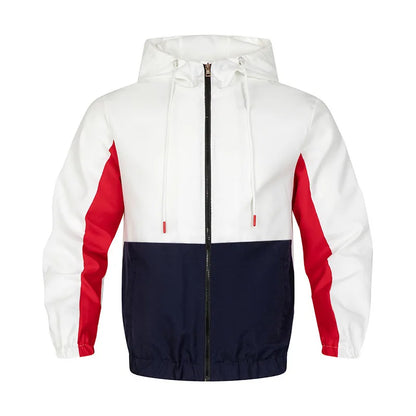 Spring Men's Sports & Leisure Jacket, Double-Hooded