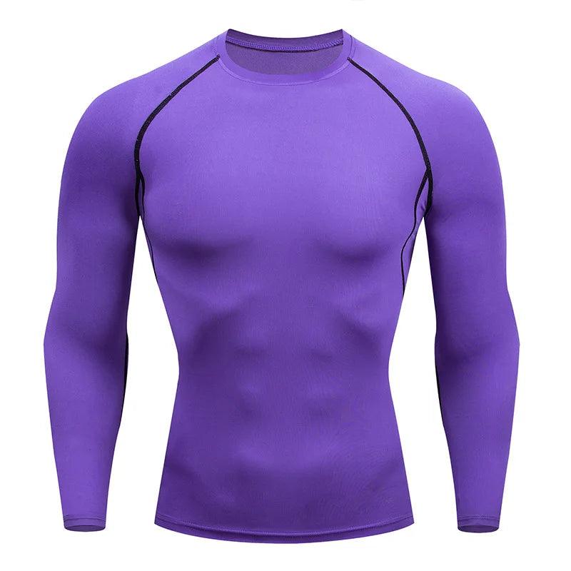 Performance Long Sleeve Men's Workout Compression Tops