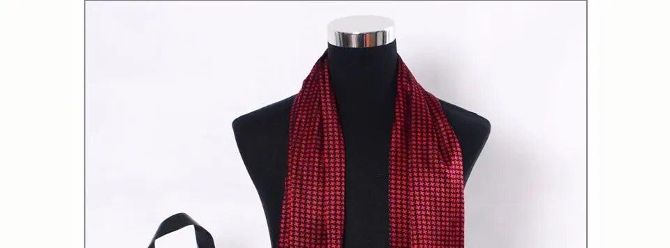 Men Silk Scarves Long 160*26cm